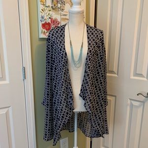 Charming Charlie Navy Wrap Size XL